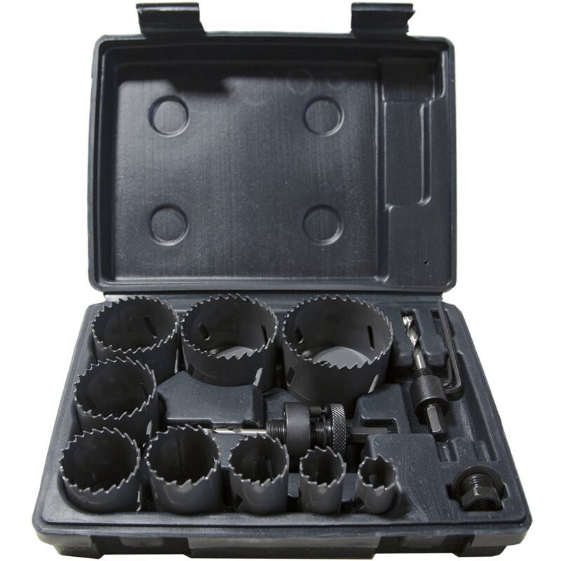 foto del prodotto mw tech krino 21080205k 21080205k set seghe a tazza bimetalliche hss 13 pezzi, acciaio