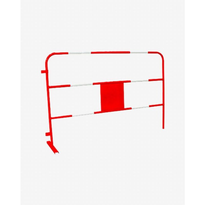 foto del prodotto mw tools barriera da cantiere viso rosso bianco con vernice expoxy bar03rb