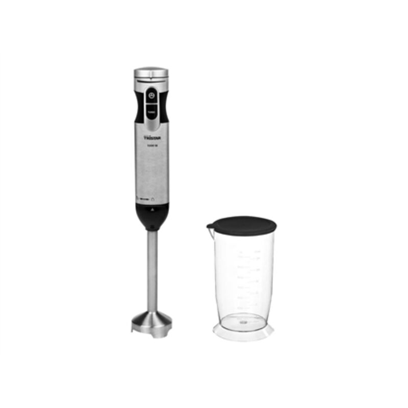 foto del prodotto mx 4828 frullatore ad immersione 1000 w con misurino, funzione turbo, regolatore di velocit acciaio inox, nero tristar