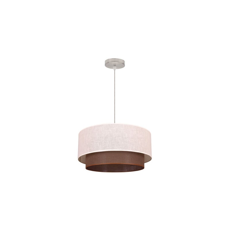 foto del prodotto my lamp doppio ciondolo 1l. beige beige cilind 35 25 reg 
