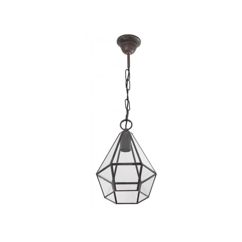 foto del prodotto my lamp lampada a sospensione estepa silver 1xe27 30x20x20x20