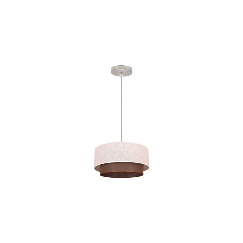 foto del prodotto my lamp lampada da tavolo 1l. marrone beige cilindrica 30x15 