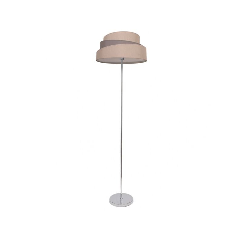 foto del prodotto my lamp lampada da terra soggiorno colonia cromo argento bianco 1xe27 147x40 