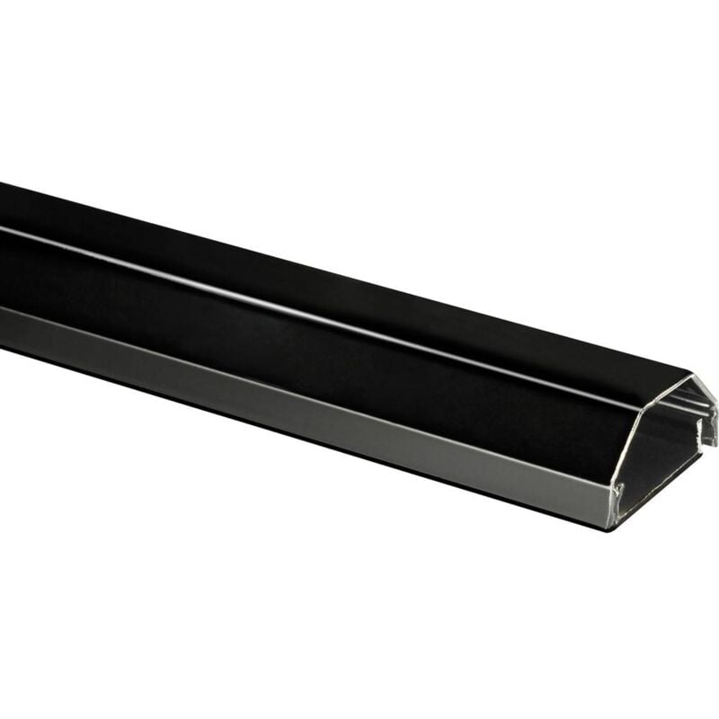 foto del prodotto my wall hz3-1,1l canalina passacavi portacavo l x l x a 110 x 3.3 x 1.8 cm 1 pz. nero