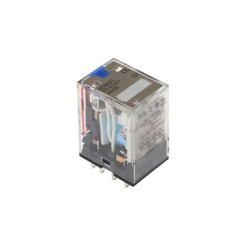 foto del prodotto my4in1 rel senza ritenuta 4 rt inseribile 5a bobina 48v cc omron