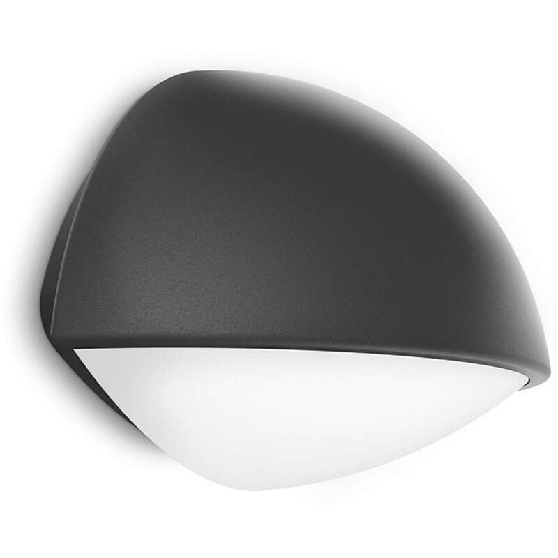 foto del prodotto mygarden lampada led a parete per esterni 12x18 cm, 2700 k, 3 w, antracite 915004499501 philips