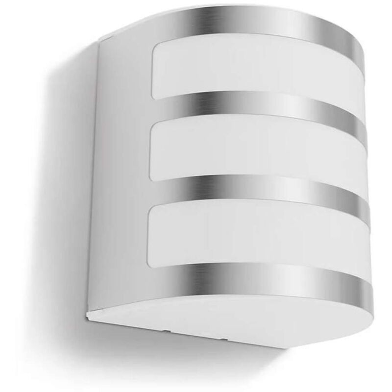 foto del prodotto mygarden lampada led a parete per esterni 13x12 cm, 2700 k, 3 w, acciaio inox 915004988801 philips