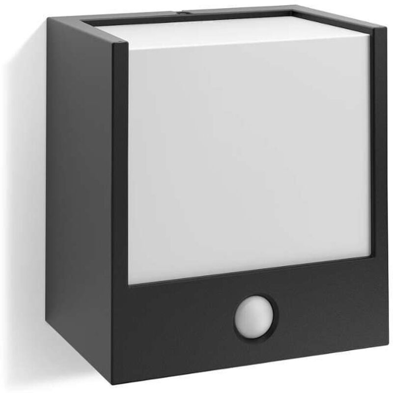 foto del prodotto mygarden - lampada led a parete per esterni 14x13 cm, 2700 k, 3,5 w, con sensore, nero 915004989101 - philips