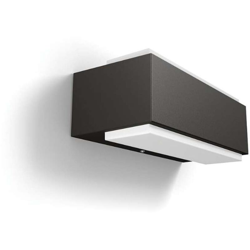 foto del prodotto mygarden lampada led a parete per esterni 20x8 cm, 4000 k, 9 w, antracite 915005378702 philips