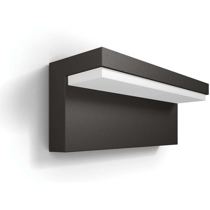 foto del prodotto mygarden lampada led a parete per esterni 22x8 cm, 2700 k, 4,5 w, antracite 915005378301 philips