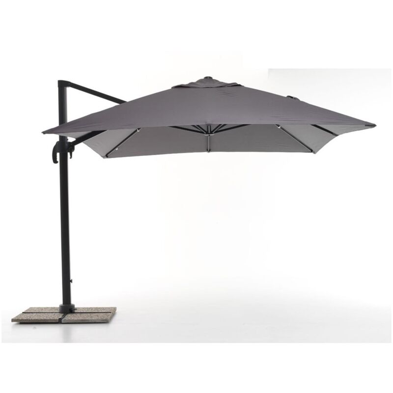 foto del prodotto mygarden ombrellone da giardino retrattile senso 3x4m antracite