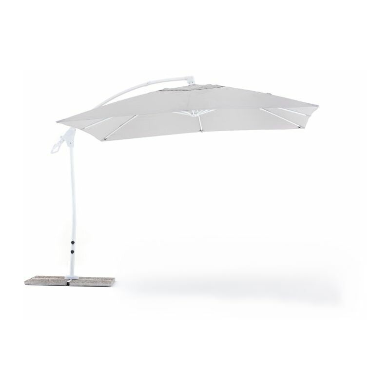 foto del prodotto mygarden ombrellone suitset 3x3 grigio marmette escluse