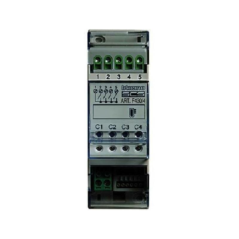 foto del prodotto myhome attuattuatore 4 rele indipendenti f430 4 bticino