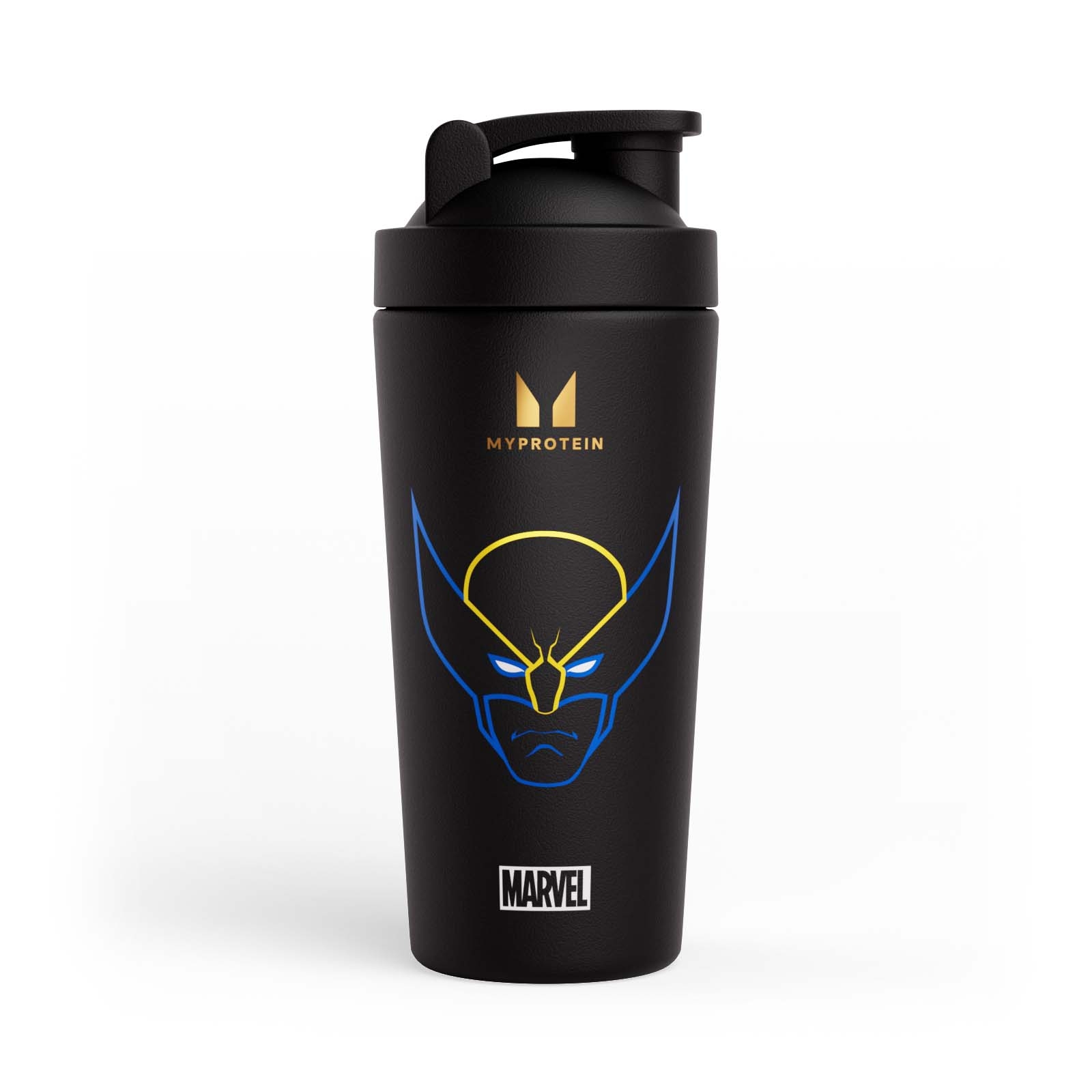 foto del prodotto myprotein wolverine metal shaker black