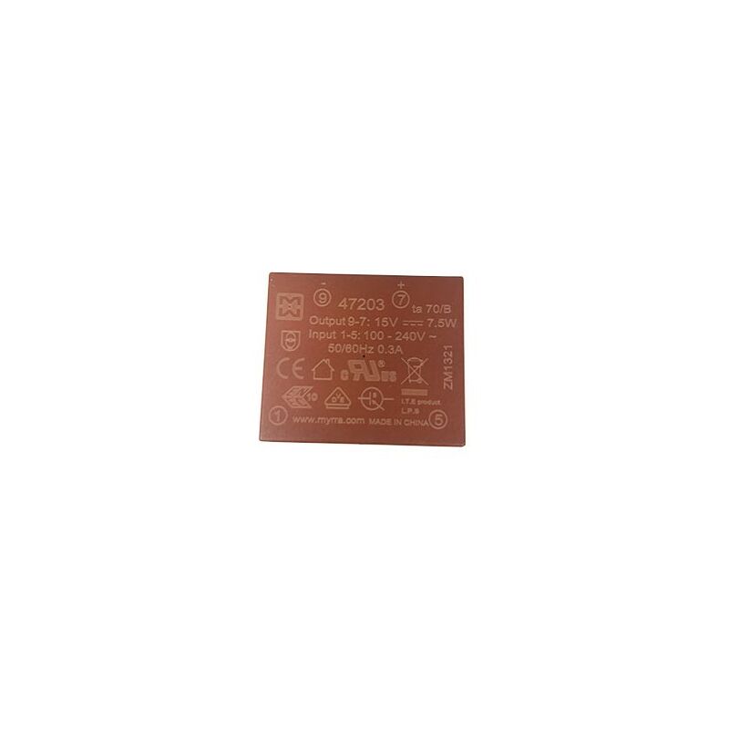 foto del prodotto myrra convertitore ca cc 47203 7,5 w 85 265 v ca alim 120 370 v cc 82 pcb