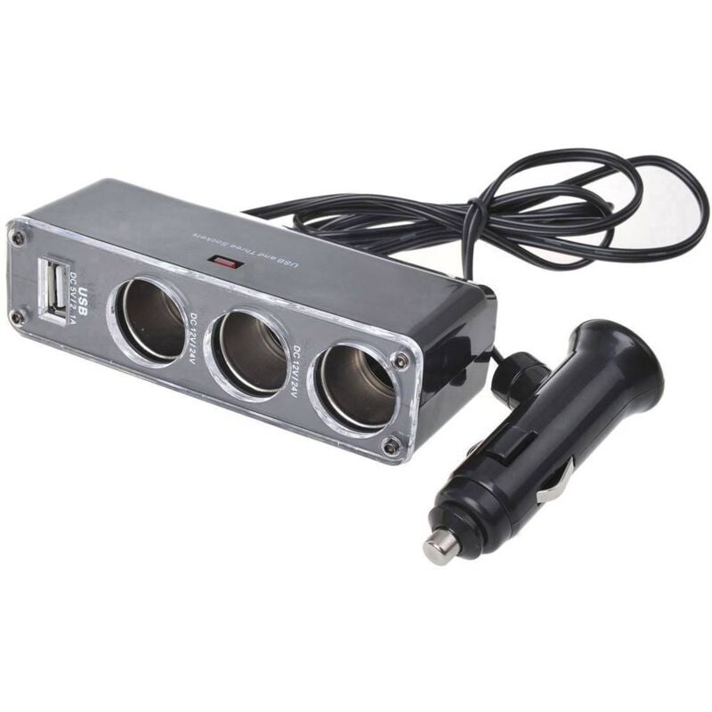 foto del prodotto n.a. iwh 019014 distributore accendisigari numero di accendisigari 3 x interfacce usb 1 x