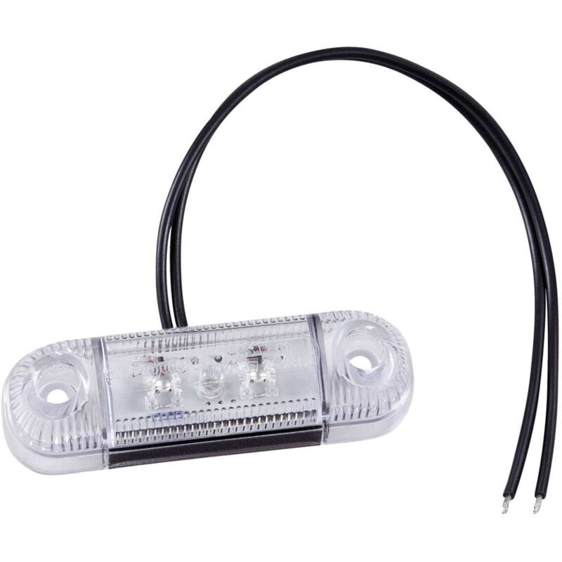 foto del prodotto n a luce di ingombro laterale 12 v, 24 v secor t vetro trasparente