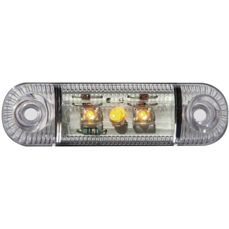 foto del prodotto n a luce di ingombro laterale 12 v, 24 v secor t vetro trasparente