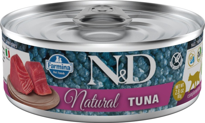foto del prodotto n amp d cat natural tuna 80 g