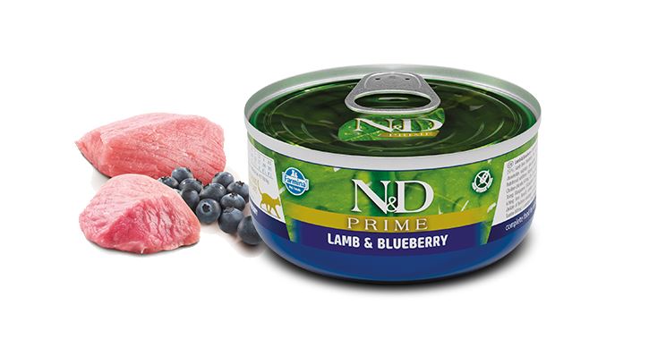 foto del prodotto n amp d wet cat prime agnello 80 g