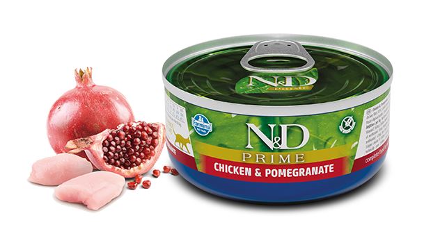 foto del prodotto n amp d wet cat prime pollo 80 g