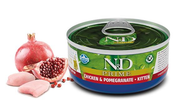 foto del prodotto n amp d wet cat prime pollo kitten 80 g