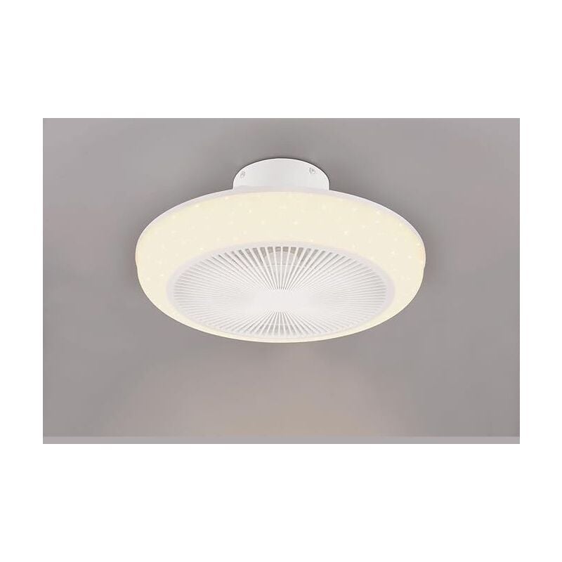 foto del prodotto n.d. ventilatore e plafoniera led c telecomando diam 46cm mjolby