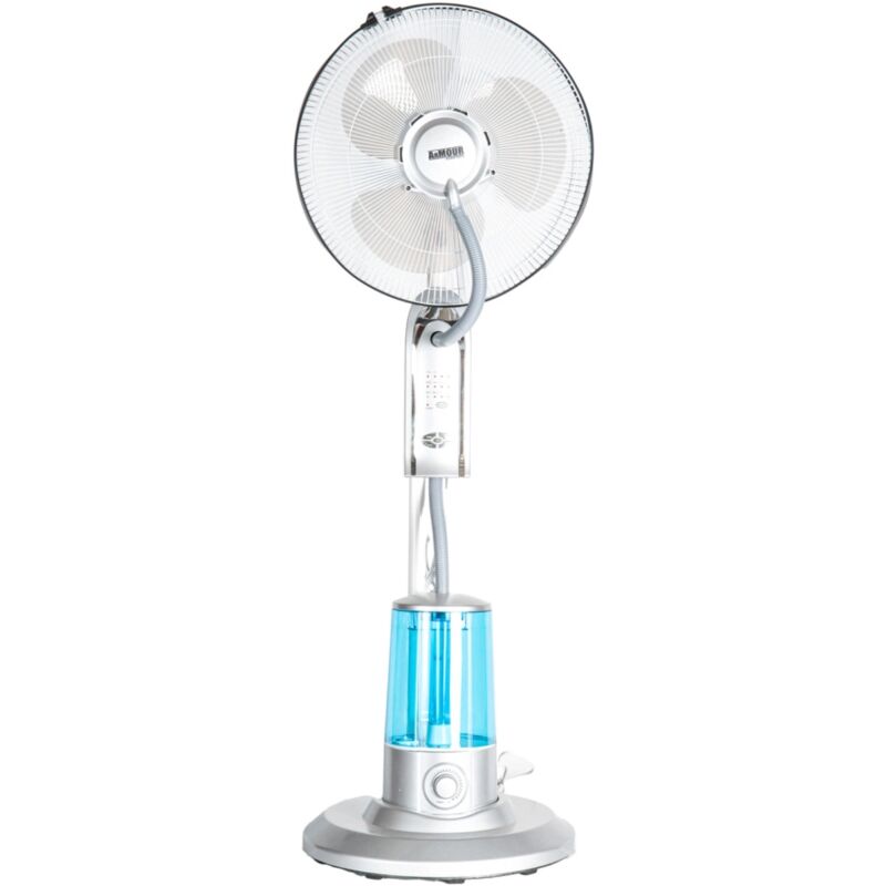 foto del prodotto n.d. ventilatore nebulizzatore a piantana armour grigio 75 w