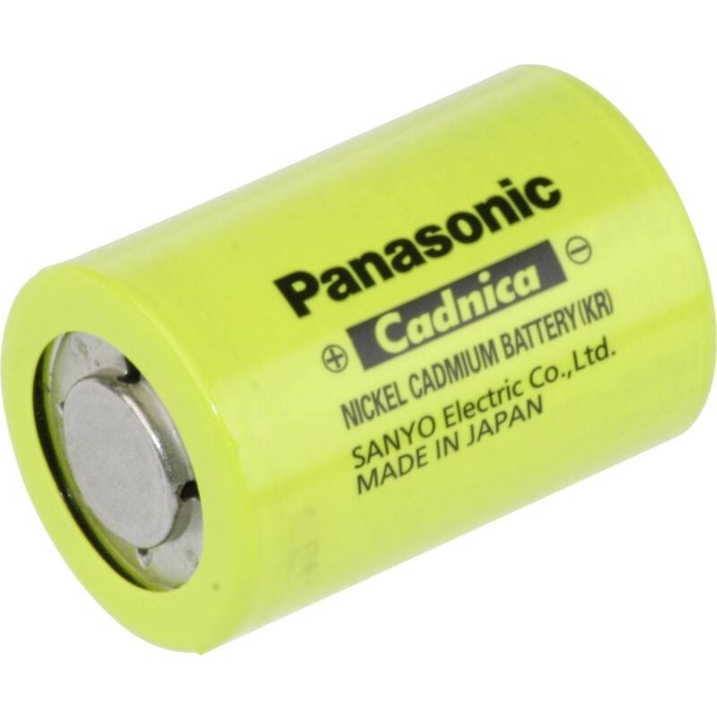 foto del prodotto n1250scr batteria ricaricabile speciale 4/5 sub-c flat top nicd 1.2 v 1200 mah - panasonic