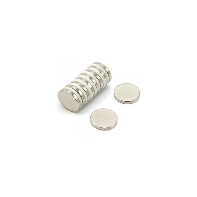 foto del prodotto n35 magnete neodimio per arti, mestieri, produzione di modelli, fai da te, hobby e imballaggi 20mm dia x 3mm di spessore 3,6kg di tiro pacco
