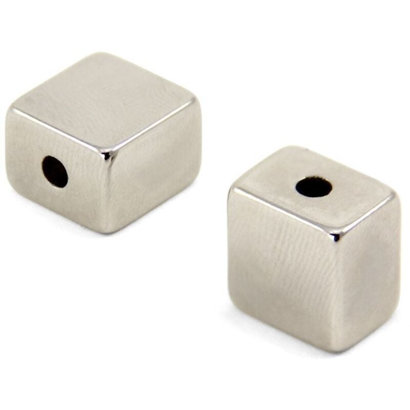 foto del prodotto n42 magneta neodimio per arti, mestieri, produzione di modelli, fai da te, hobby, ufficio e casa 12,7mm x 9,3mm x 13,2mm c w 2,5mm foro