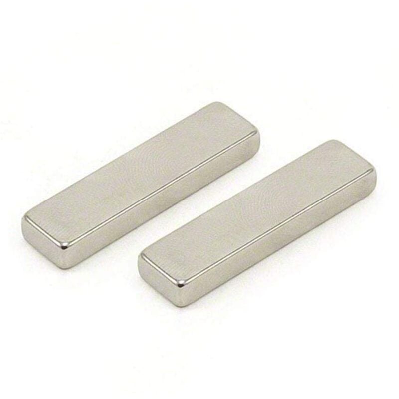 foto del prodotto n42 magnete neodimio per arti, mestieri, produzione di modelli, fai da te, hobby, ufficio e casa 40mm x 10mm x 5mm di spessore cravatta da