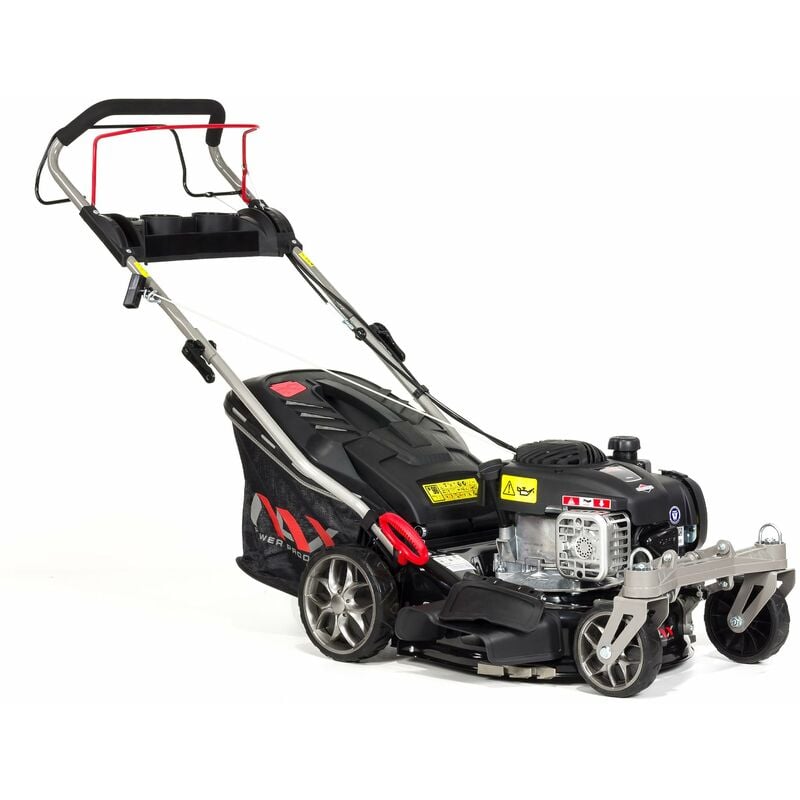 foto del prodotto nac nax power products 1000s motore briggs stratton serie 450e 125 cm3 larghezza di taglio 42 cm cesto 45l sistema di lavaggio dell alloggiamento