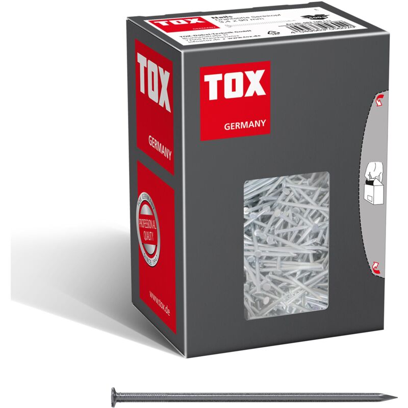 foto del prodotto nails 3,4x90 mm 400g , nudi con testa svasata din 1151 
