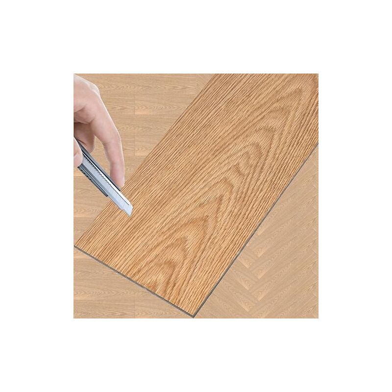 foto del prodotto naizy 36 pezzi rivestimento pavimento pvc 91,44 cm x 15,24 cm x 2 mm vinile autoadesivo, tipo 1801 22 5,02 m 