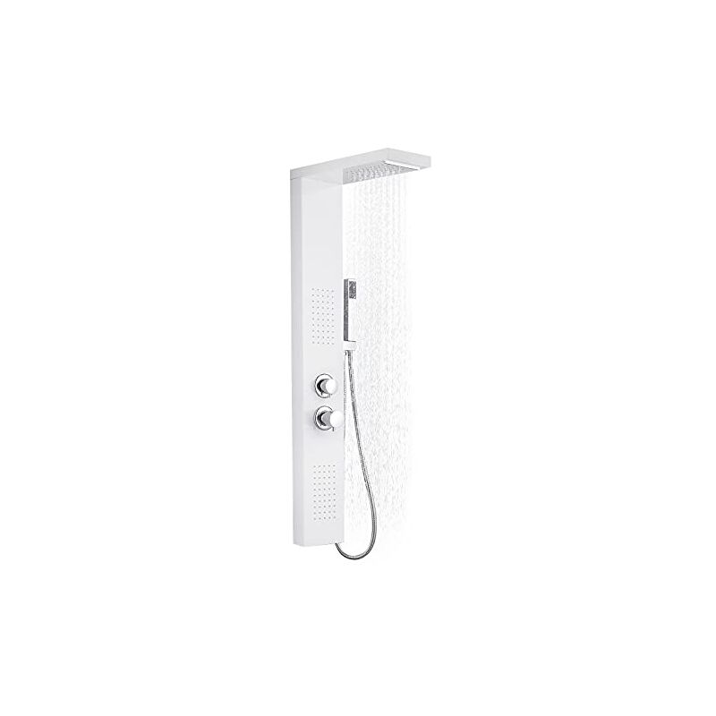 foto del prodotto naizy pannelli doccia sistema doccia 4 in 1 doccia multifunzione set doccia a pioggia set doccia in acciaio inox 304 con doccetta doccia