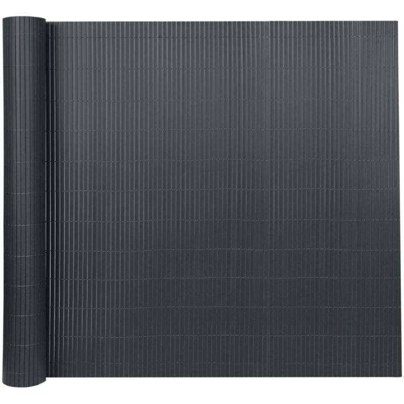 foto del prodotto naizy tappetini per privacy tappetino per privacy in pvc 120x400cm schermo per privacy recinzione per privacy recinzione per privacy in antracite