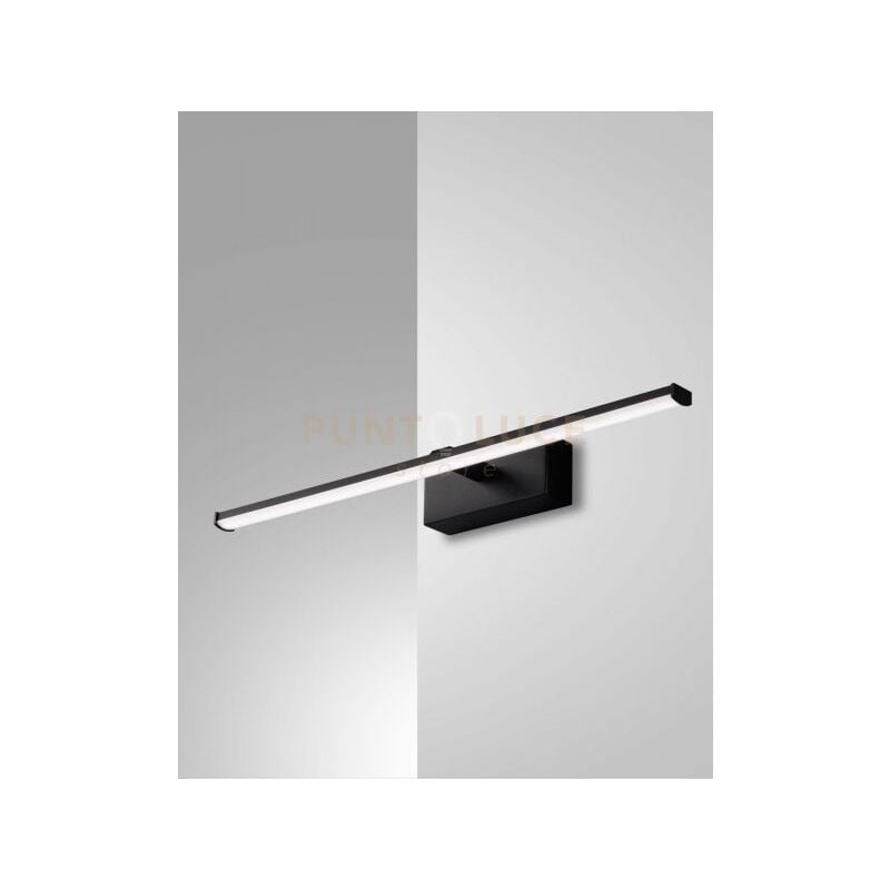 foto del prodotto nala applique nero l. 50cm a led 3000k 10w 1200 lm ip44
