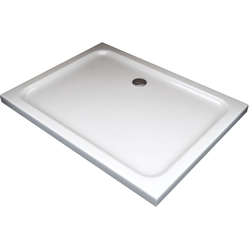 foto del prodotto nala piatto doccia rettangolare ribassato in abs h 5cm con piletta inclusa 70x90