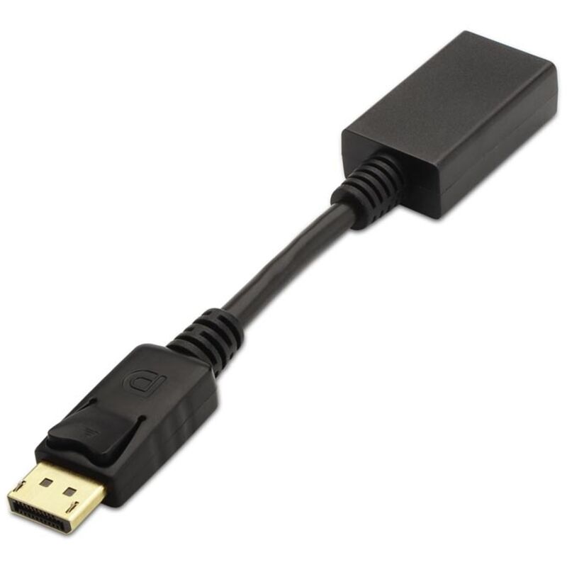 foto del prodotto nanocable adattatore da displayport a hdmi dp m hdmi h 15cm nero