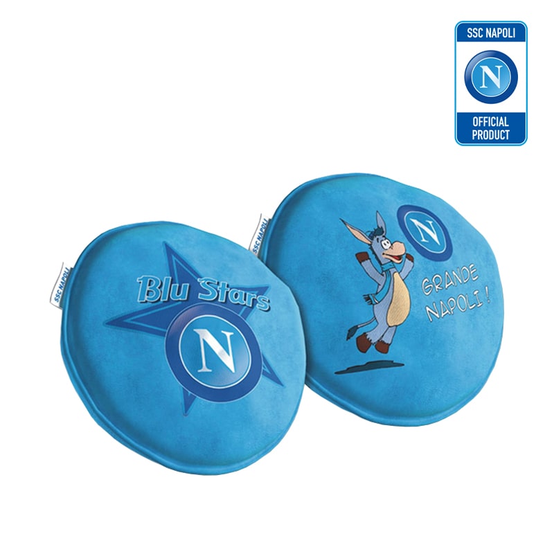 foto del prodotto napoli ct 03 np cuscino peluche tondo 36cm fantasie assortite 
