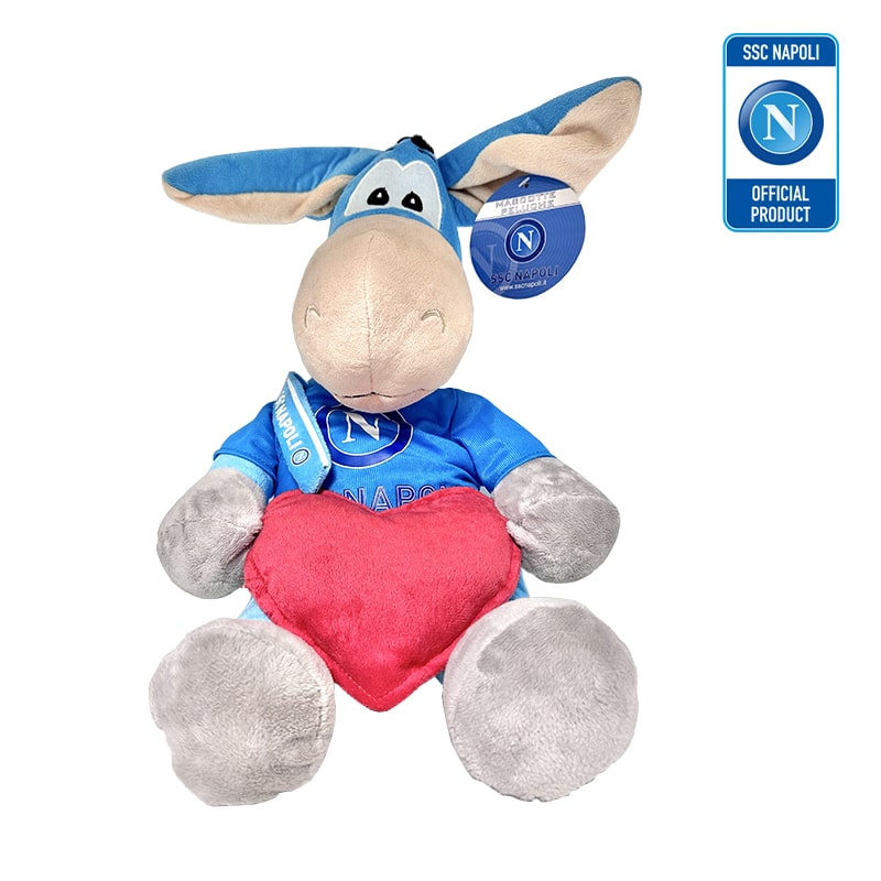 foto del prodotto napoli or 13 np mascotte peluche love