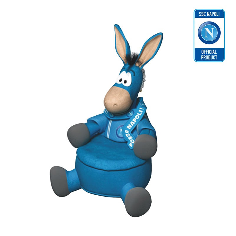 foto del prodotto napoli pu 02 np pouf con mascotte 65cm