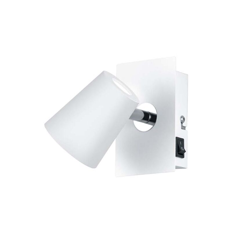 foto del prodotto narcos spot singolo led bianco con diff. conico foro con interr. l. 12