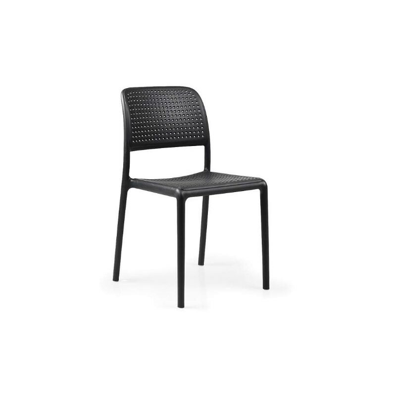 foto del prodotto nardi sedia bora bistrot da giardino in fiberglass antracite