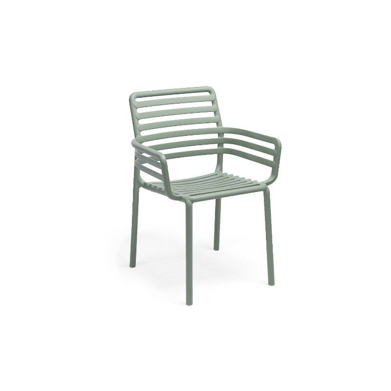 foto del prodotto nardi sedia doga armchair con braccioli da esterno in fiberglass menta
