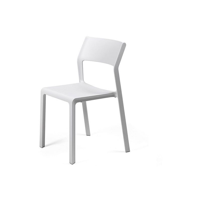 foto del prodotto nardi sedia trill bistrot da esterno in fiberglass bianco