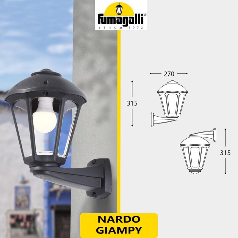 foto del prodotto nardo giampy nero opale e27