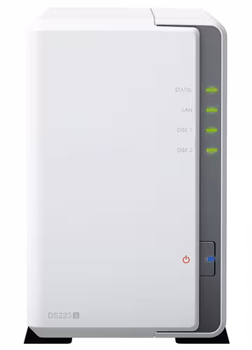 immagine 0 del prodotto nas synology ds223j 2hd3.5 2.5 dd r4 1gb 1pgiga 2p usb3.2