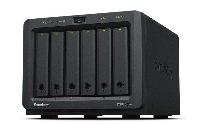 foto del prodotto nas synology ds620slim 6bay 2,5 sa ta ssd celeron